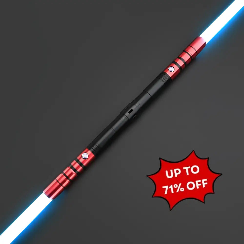 Helix Saber Baselit-RGB V3 / 36’’ (92cm) (Standard) / Double-Bladed Staff Red (Coupler Included) Giocattoli
